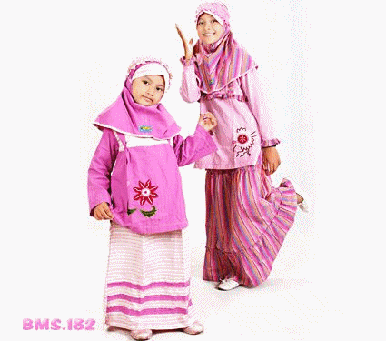 31 Model Terbaru  Baju Muslim Anak Perempuan Rabbani Terbaru 